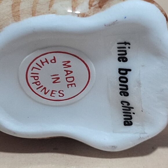 Vintage Pair Bone China Orange Tabby Cat Figurine - Picture 10 of 11